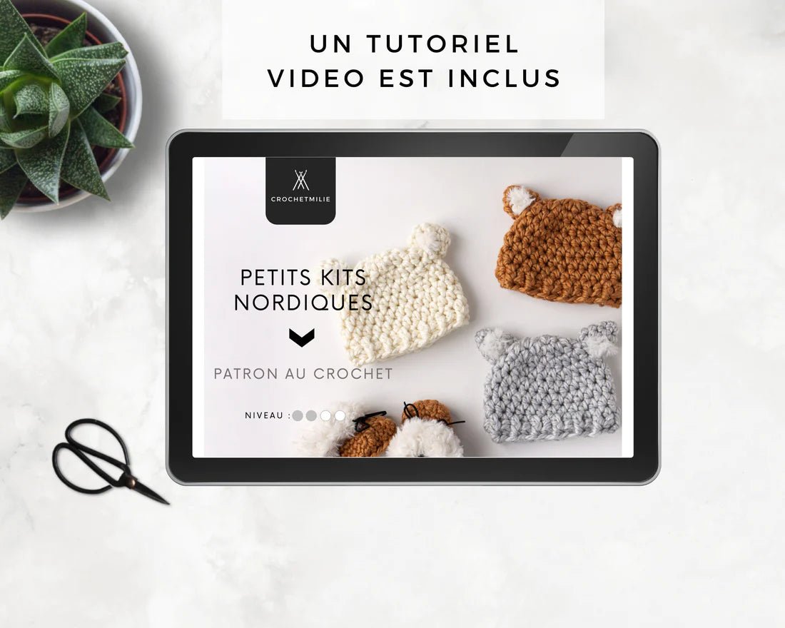 Patron au Crochet - Petits Kits Nordiques - Crochetmilie