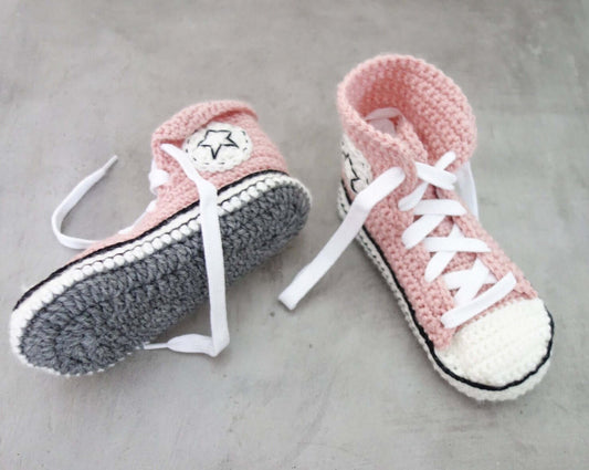 Patron au crochet - Souliers à la mode pour enfants - Crochetmilie
